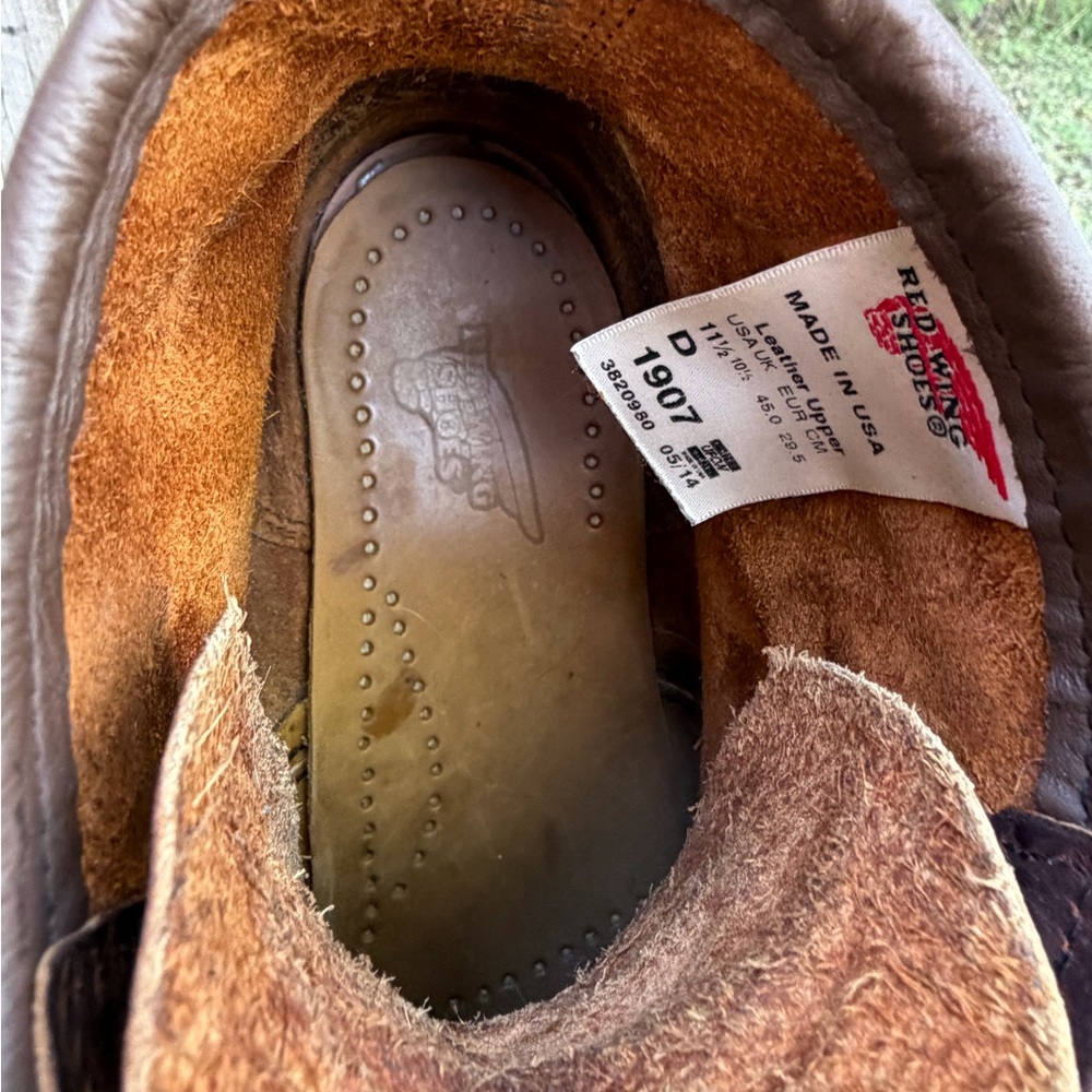 RED WING HERITAGE 1907 6” Classic Moc Mens Boot 11.5D Copper Rough&Tough Leather - Picture 7 of 12